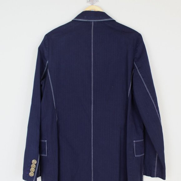 NWT Burberry Topstitched Double-breasted Coat - Picture 12 of 16